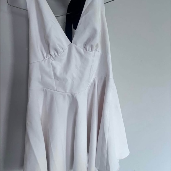 Brand new (work once) dynamite Velvet Bow Ties Mini Dress 
Tag still attached - Picture 3 of 5